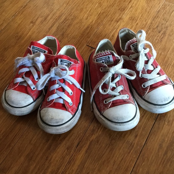 Converse Other - Red Toddler Converse size 8 and 9